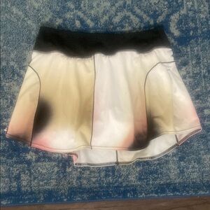 Adidas Cream and Pink Skater Mini Skirt